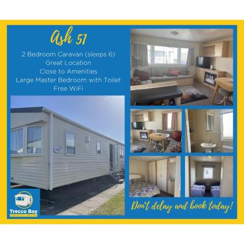 2 Bedroom Caravan - Ash 51, Trecco Bay