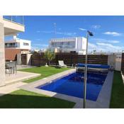 3 bedrooms house with private pool enclosed garden and wifi at Vistebella Golf