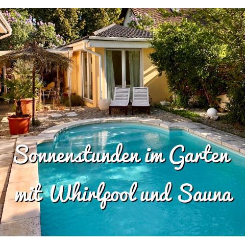 Apartment TinyHouse mit Pool, Outdoor Whirlpool und Garten