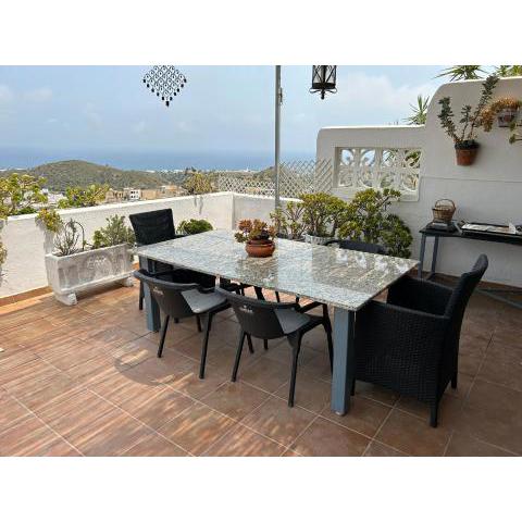 Apartment with a great terrace, sea and land views