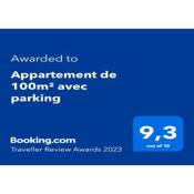 Appartement de 100m² avec parking