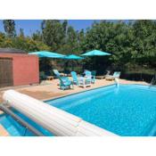 Appartement de 2 chambres avec piscine partagee jardin clos et wifi a Roussillon