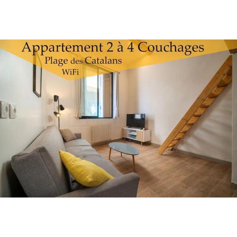 Appartement tout équipé proche de la plage 2 à 4 couchages