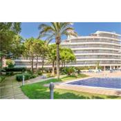 Awesome apartment in Blanes with 2 Bedrooms, WiFi and Indoor swimming pool