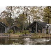 Beautiful lodge with sauna, located in a holiday park in Brabant