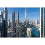 Bellavista - High Floor - 1BR - 29 Boulevard - Full Burj Khalifa & Fountain View