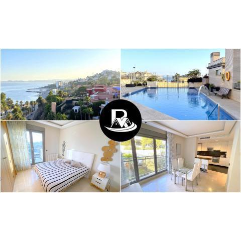 Brand New Modern 2 BDRMS Duplex Penthouse . Sea Views. 3 min Walk to Beach!