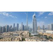 Chic 2 Bed w Fountain & Burj Khalifa View