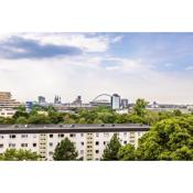 Cologne Fair Apartment with Cathedral View