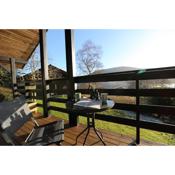 Cosy Modern Nordic Lodge w/ Loch View & Log Burner