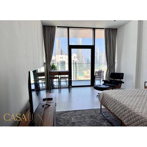 Cozy High Floor, Std With Burj Khalifa View