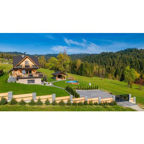 Domek w górach DeLuxe sauna,jacuzzi,basen,hot tub-Nowy Targ blisko Białka ,Zakopane