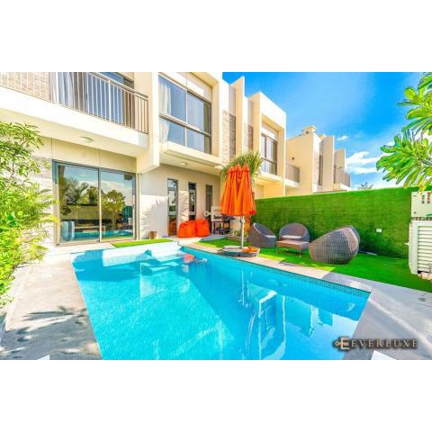 Everluxe Sycamore Private Pool 3 Bedroom Villa With Maids Room