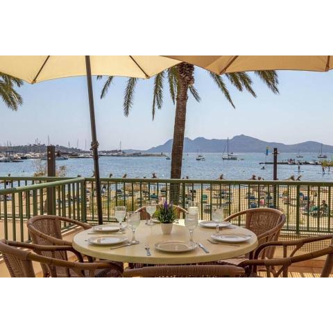 Fabulous apartment with beach views in Puerto Pollensa Special Prices Car Hire for our guests