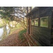 Fisherman's Cabin on the banks of the River Meon