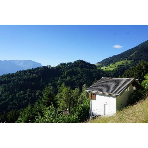 HERZLI-CHALET über dem Rheintal mit Schlossblick