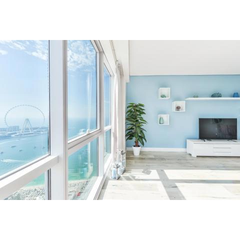 JBR · Al Fattan Sea View 48th floor · 5* Beach Resorts Access!