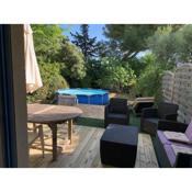 Joli appart T2, jardin et piscine privé