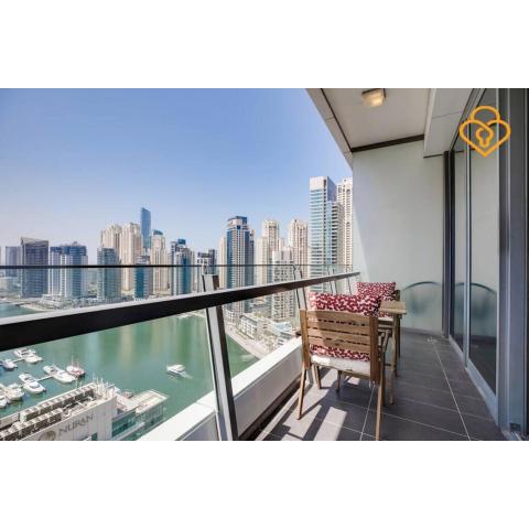 Keysplease High-rise 1 B/R W/Fascinating Marina Views, Silverene Tower