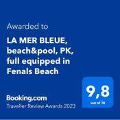LA MER BLEUE, beach&pool, PK, full equipped in Fenals Beach