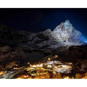 La terrazza sulla neve-Cervinia