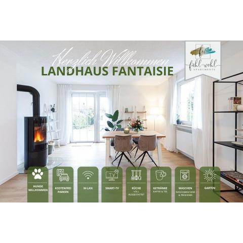 Landhaus Fantaisie - Wohnen nahe Schlosspark -Stadtgrenze Bayreuth für 1-5 Personen