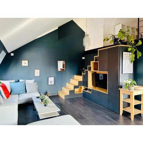 Loft haut de gamme - Séjour Vieux-Lille