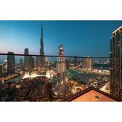 Luxury Apt with BurjKhalifa & Fountain Views