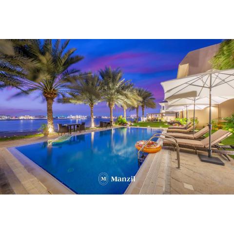 Manzil - Ultra Luxury 6BR Signature Villa with Pool, Theatre and Beach Access in Palm Jumeirah