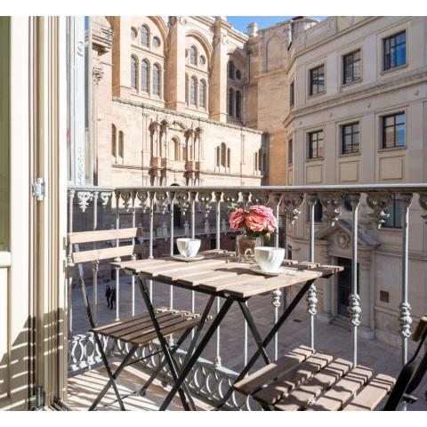 ML1A-Enjoy Breakfast Facing Malaga's Cathedral