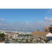 ROC MAR 3 3B - Apartamento cerca del centro y de la playa - terraza con vistas al mar y al puerto