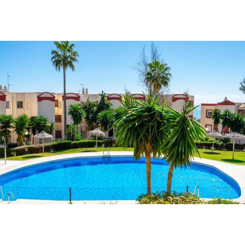 Seaview flat with pool in Mijas Costa Ref 17