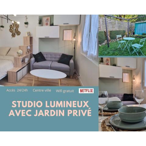 Studio parking jardin Netflix clim