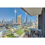 Stunning Burj Khalifa Views 3 plus 1 bed