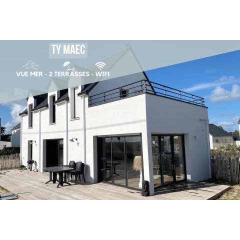 Ty Maec - Maison vue mer - Idéale pour le surf, kitesurf et la détente