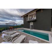 Villa Art house with Pool and a beautiful view on the river Mirna valley