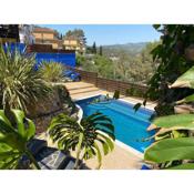 Villa Charma with private pool and Air conditioning close to sitges in peaceful location
