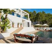 Villa Larosa with seaview in Es Cubells Ibiza